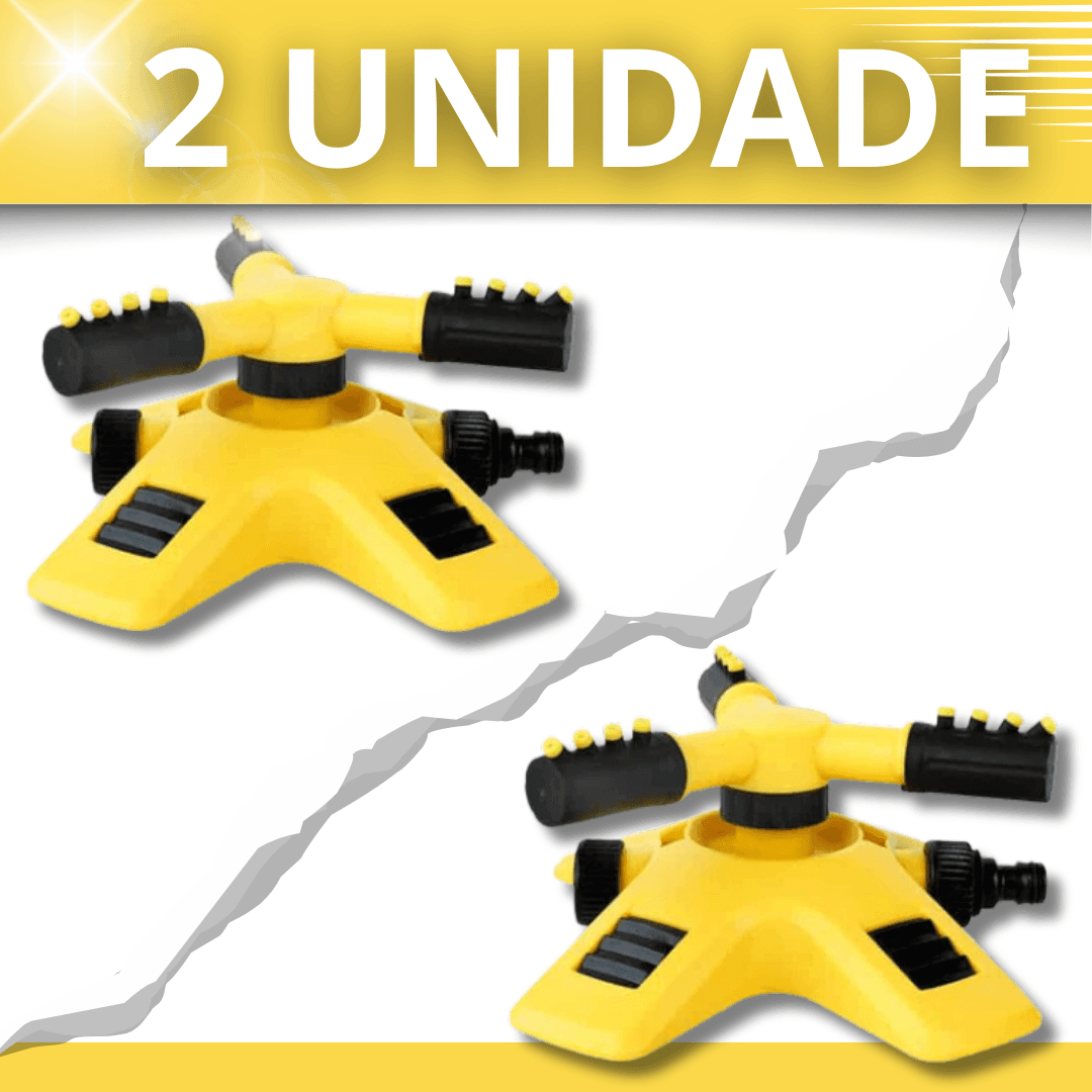 Aspersor Irrigacão Para Jardim e Gramado Econômico Sprinkler 360° (Leve 2 e Pague menos)