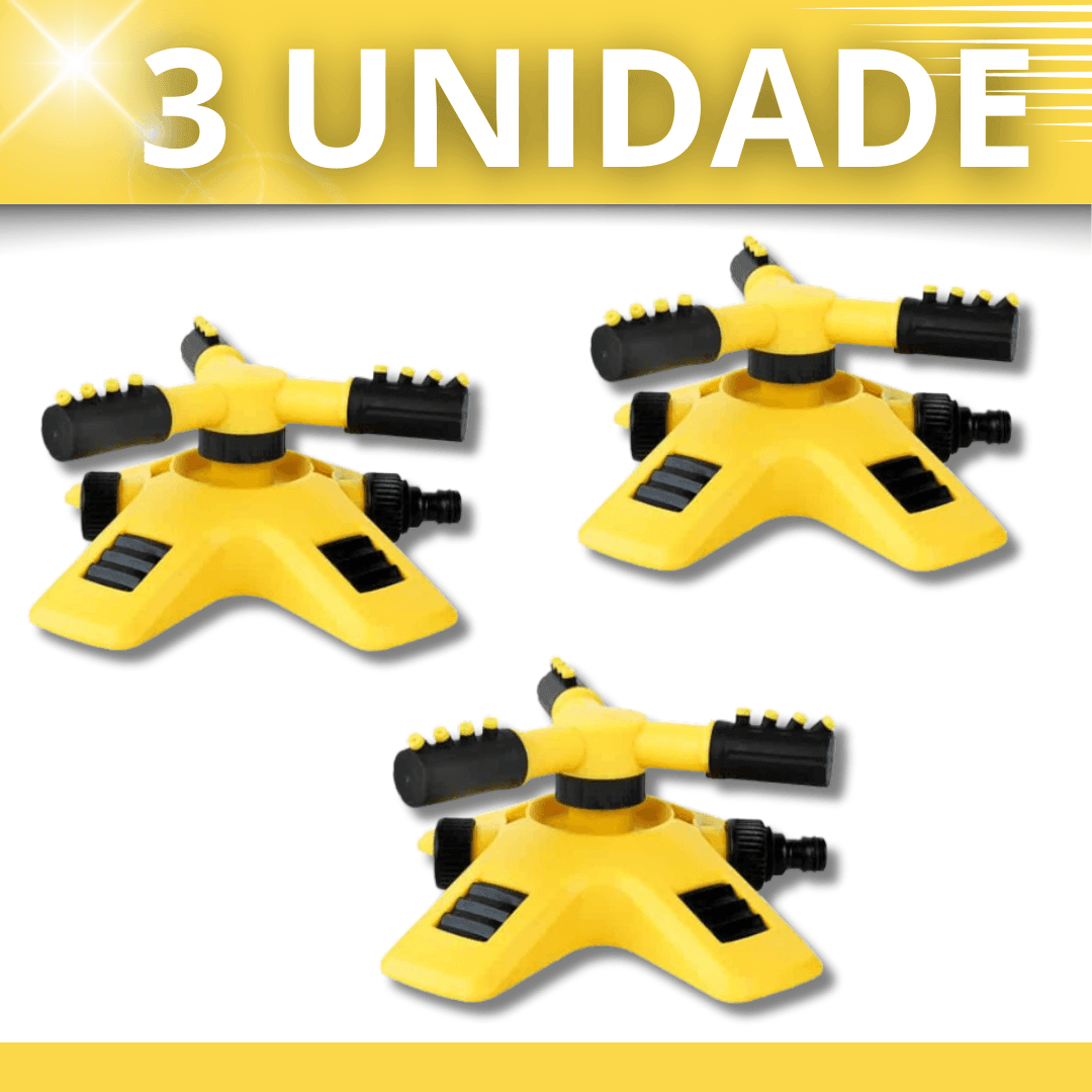 Aspersor Irrigacão Para Jardim e Gramado Econômico Sprinkler 360° (Leve 2 e Pague menos)