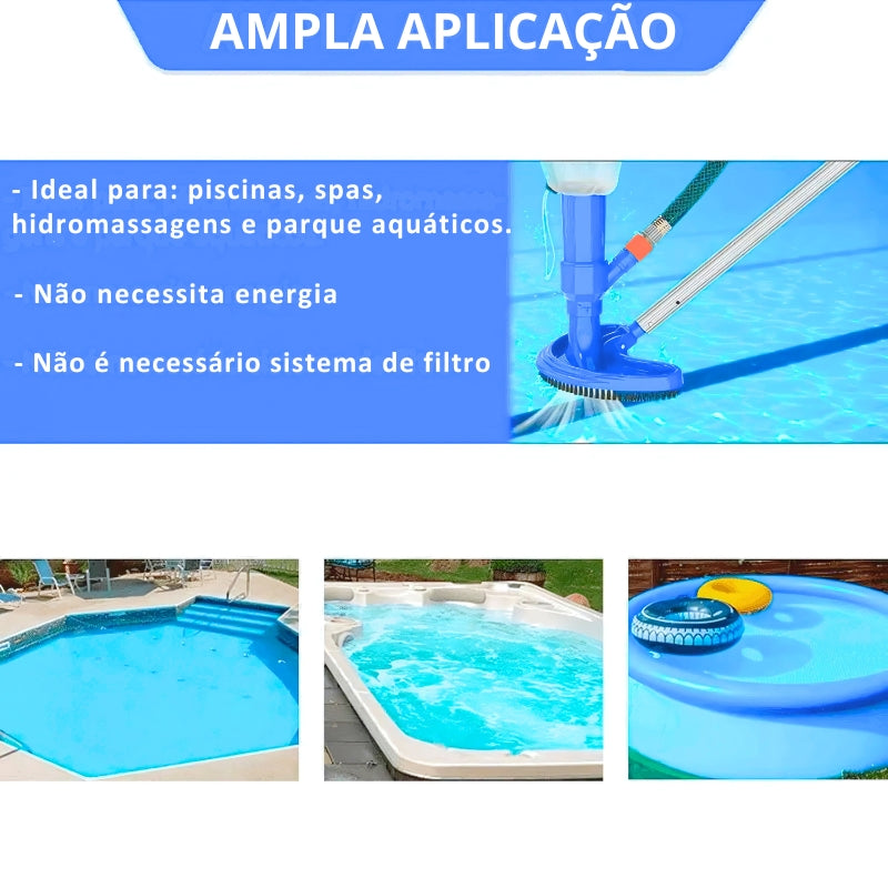 Aspirador De Piscina a Vácuo - Prático e Econômico
