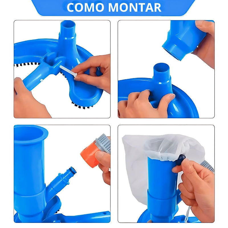 Aspirador De Piscina a Vácuo - Prático e Econômico