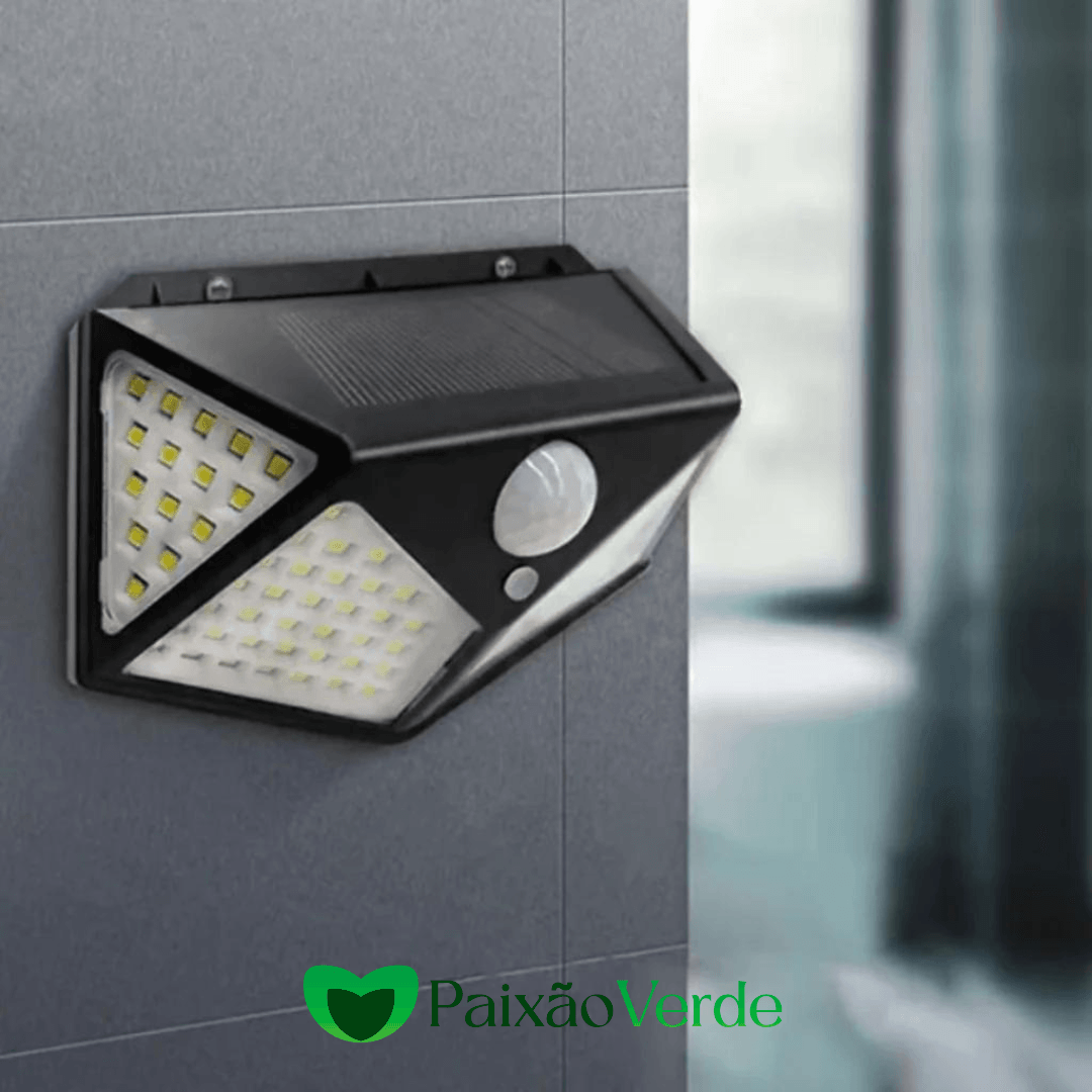 Luminária Sensor De Led Aprova D´água - LedGarden™