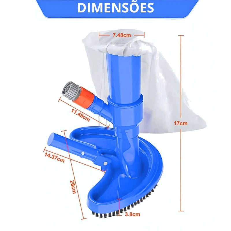 Aspirador De Piscina a Vácuo - Prático e Econômico