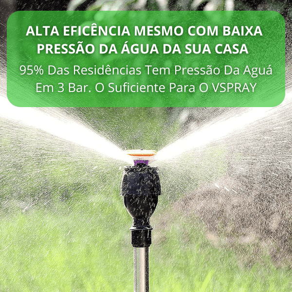 Aspersor Irrigador automático 360 com Tripé - VSpray™ PRO (+ Brinde Grátis!)