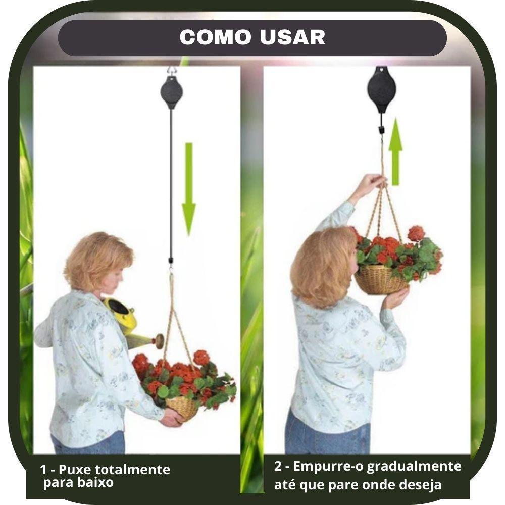 Kit de Gancho Retrátil Para Plantas - VivaLift™