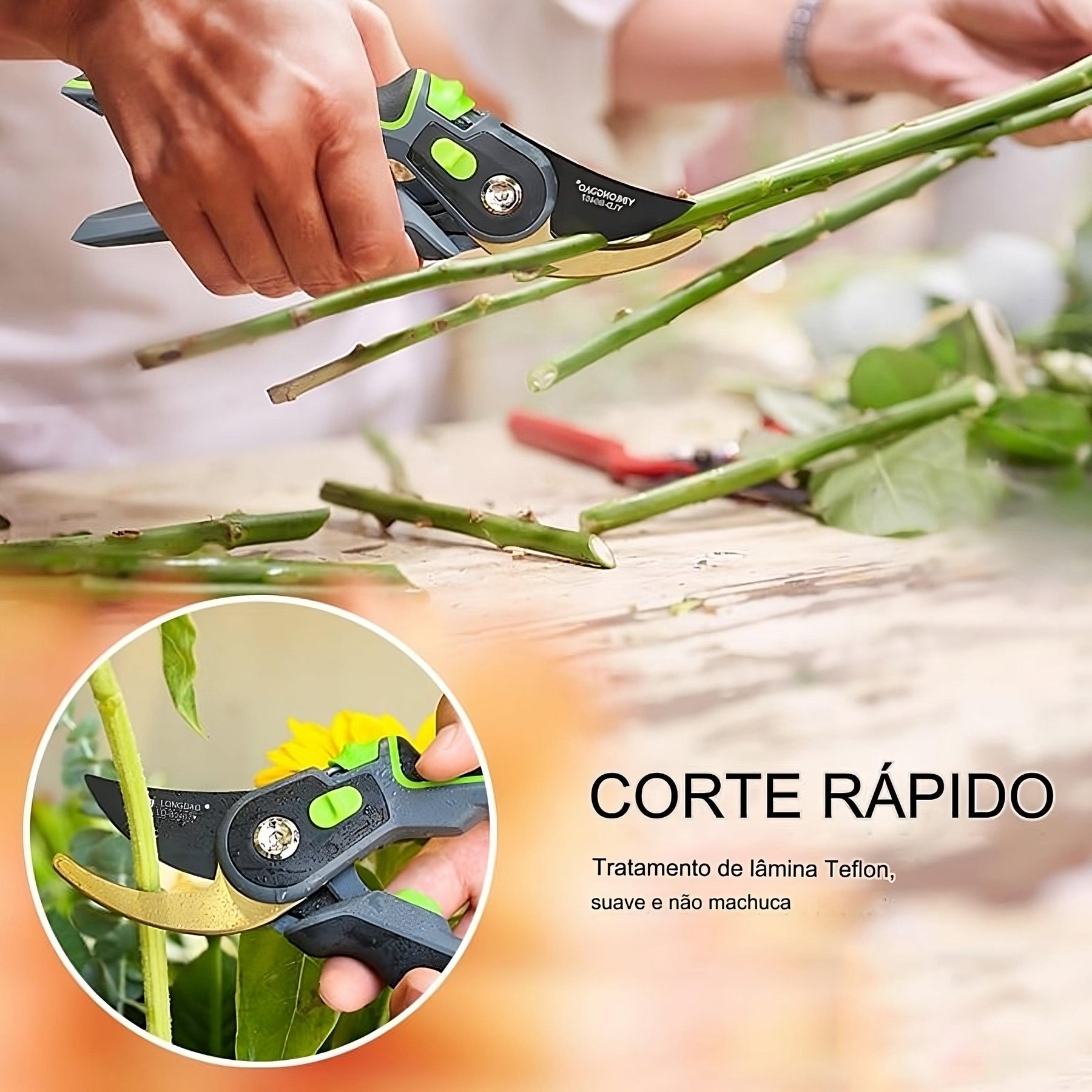 Serrote De Alta Precisão Afiada e Confortável - PlantMax™