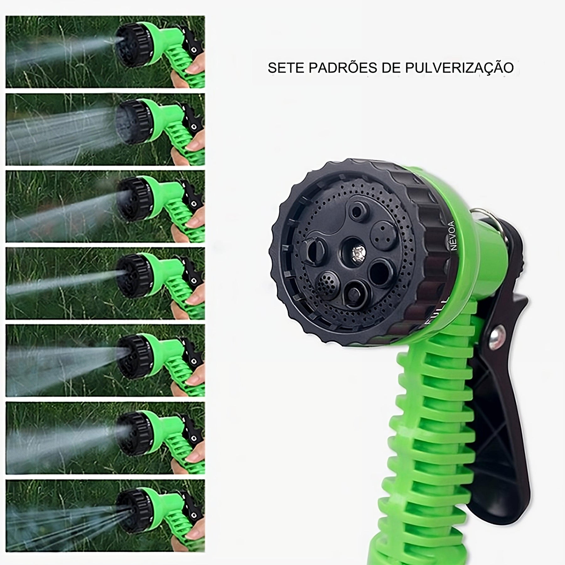 Mangueira De Alta Pressão Expansiva e bico ajustável com 7 modos - HosePlant™