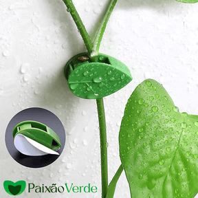 Gancho Folha Clips Adesivo para Plantas Trepadeiras