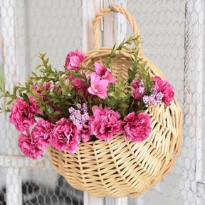 Plantador De Flores De Rattan De Vime Feito À Mão - Cesta VimeViva™
