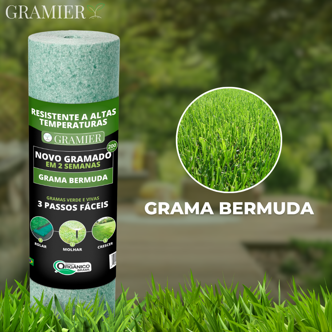 [Oferta Dia das Mães] Rolo de grama biodegradável Gramier®