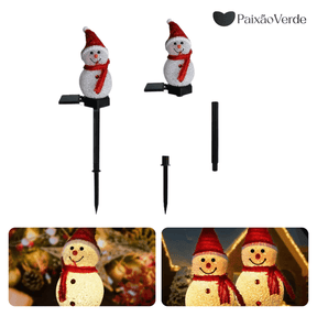 Luminária LED Solar De Natal Decorativo - Gramier™️