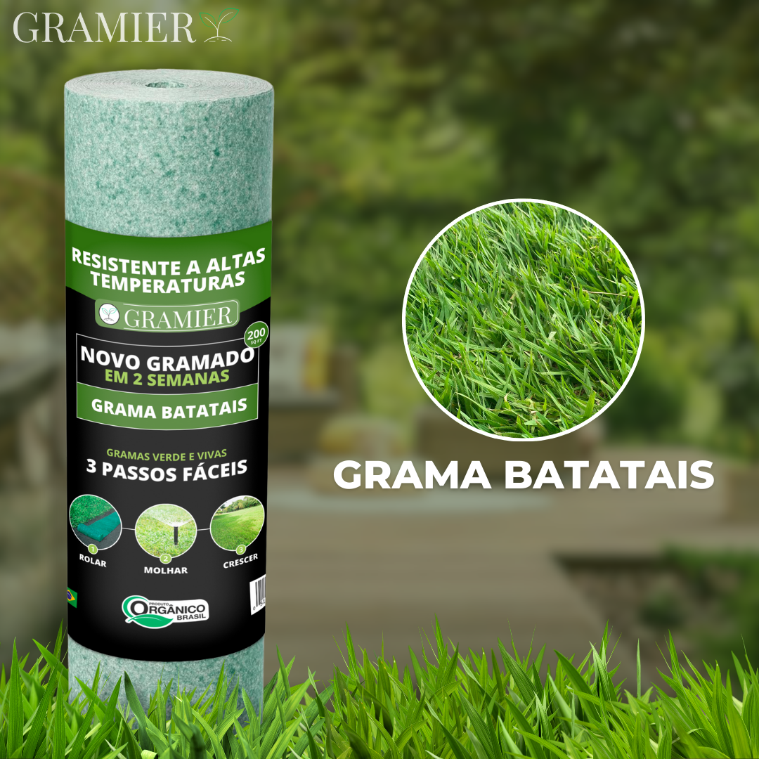 [Oferta Dia das Mães] Rolo de grama biodegradável Gramier®