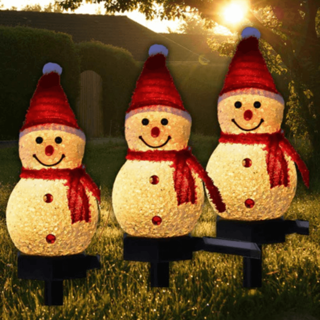 Luminária LED Solar De Natal Decorativo - Gramier™️