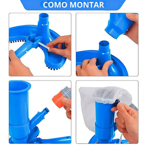Aspirador De Piscina a Vácuo - Prático e Econômico