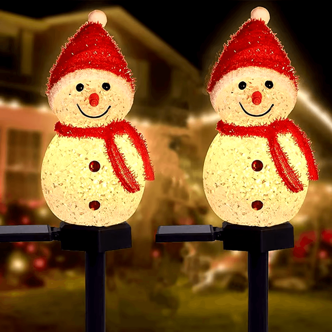 Luminária LED Solar De Natal Decorativo - Gramier™️