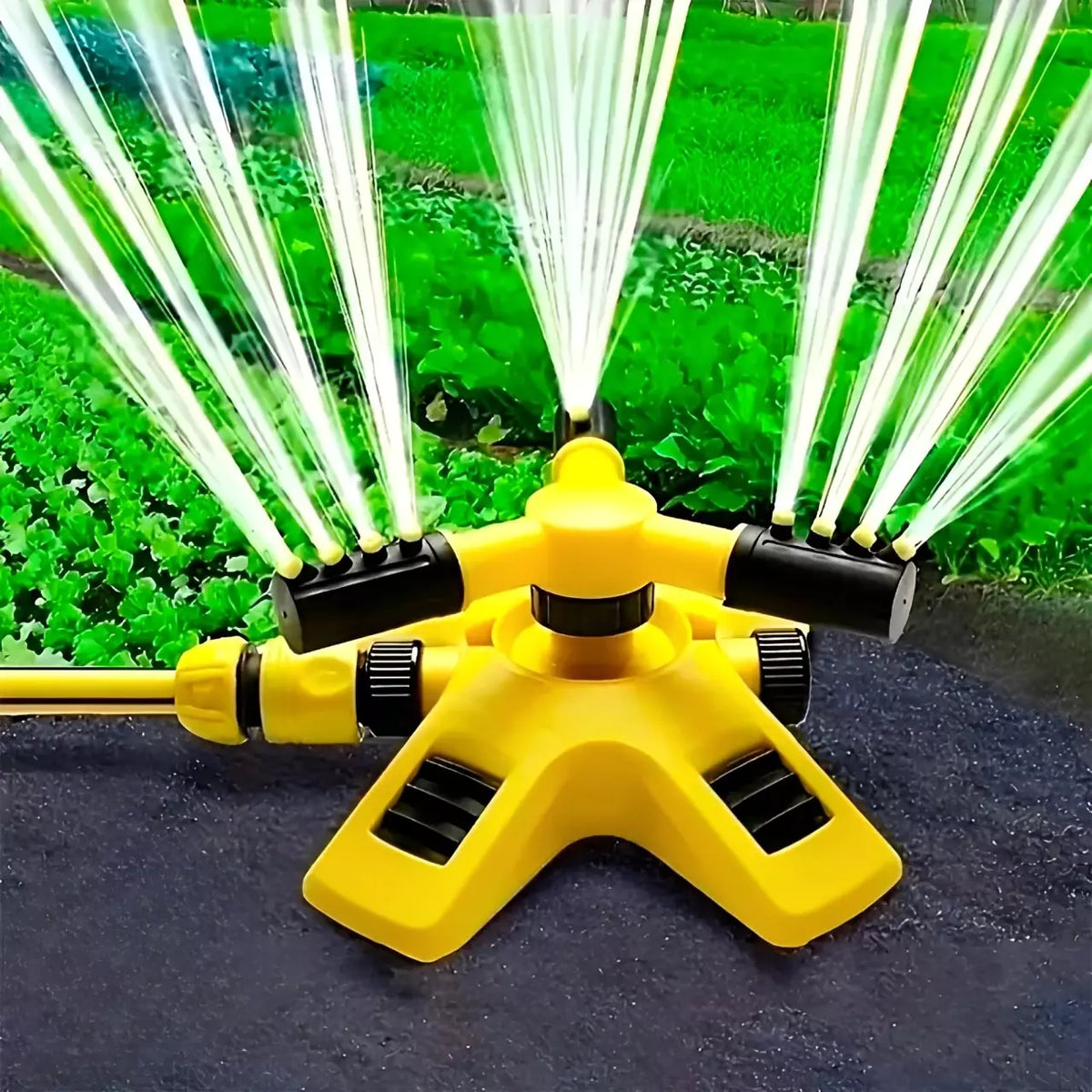 Kit 4 Irrigador de Jardim Automático e Giratório 360º Gramier - Econômico e Prático