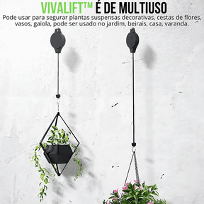 Kit de Gancho Retrátil Para Plantas - VivaLift™