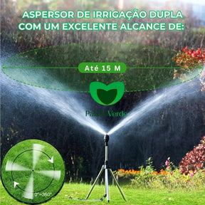 Aspersor Irrigador automático 360 com Tripé - VSpray™ PRO (+ Brinde Grátis!)