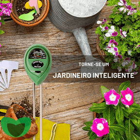 Medidor de Ph Solo 3 em 1 - Sensor de Umidade
