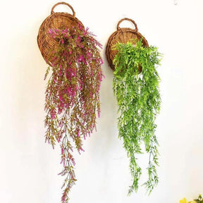 Plantador De Flores De Rattan De Vime Feito À Mão - Cesta VimeViva™