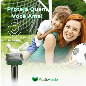 Repelente Solar Ultra Sônico Espanta Pragas 24 Horas A Prova d'água Gramier