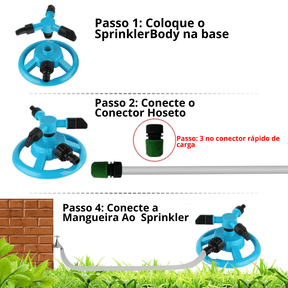 Aspersores Giratórios Automáticos 360° - SpinGarden™ (Compre 1, Leve 2)