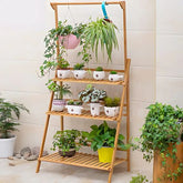 Suporte para Vasos de Plantas com Três Prateleiras Gramier™